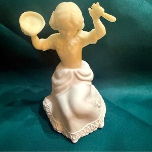 Vintage Ivory Avon Cream and White empty Perfume bottle